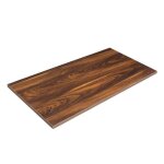 Plateau de table m�lamin� 120 x 60 cm bois fonc� - oviala