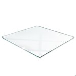 Plateau de table en verre 50x50 cm plateau en verre carr� pour table basse bout de canap� tulup