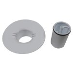 Plateau et tasse de bonde pour bonde de douche valentin.