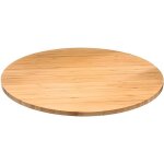 Plateau tournant - 50 x 3 cm - bambou