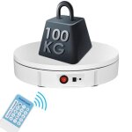 Plateau tournant electrique 100kg 30cm table tournante rotative �lectrique 360 degr�s plateau tournant ...