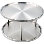 Plateau tournant inox 360 rotatifplateau tournant 2 tages pour pices plateau tournant placard cuisine ...