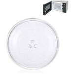 Plateau tournant pour micro - ondes - ulisem - 255 cm - verre - universel - 3 supports de fixation