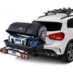 Plateforme + coffre sur attelage 400l - 50 kgs charge - cruz rear tailo + apex 400nt