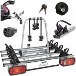 Plateforme v�lo sur attelage - amos - amos giro 4 - 4 v�los - capacit� 75 kg - 113x94x70 cm - pliable ...