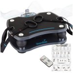 Plateforme vibrante oscillante - skandika home vibration plate 500 - avec tlcommande - 4 programmes ...