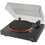 Platine jbl spinner bt - lecture sans fil bluetooth aptx - hd pour enceintes et casques - noir / orange ...