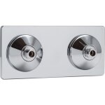 Platine de sortie de cloison alimentation 15x21 - sortie 12x17 pour lavabo / evier fixsystem