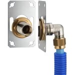 Platine sortie de cloison simple - fixsystem - �16 - compatible eau potable - a visser - raccord femelle ...