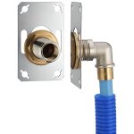 Platine sortie de cloison simple per � glissement �12 pour machine � laver fixsystem