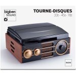 Platine tourne - disques antique or mat 33 45 et 78 tours radio - bigben interactive Platine tourne - disques antique or mat 33 45 et 78 tours radio - bigben interactive