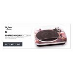 Tourne disques 3 vitesses motif grande bretagne Tourne disques 3 vitesses motif grande bretagne