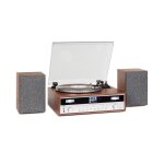 Platine vinyle auna - systme hifi stro avec tuner dab + - fm et bluetooth
