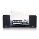 Platine vinyle bluetooth - lenco - amplificateur int�gr� deux enceintes externes - ls - 500bk - noir