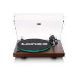 Lenco lbt - 225wa - platine avec transmission bluetooth - marron fonc