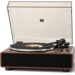 Platine vinyle bluetooth - levys - haut - parleurs int�gr�s - pr�ampli phono - 33 / 45 tr / min - cellule ...