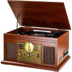 Platine vinyle bluetooth - levys - trois vitesses (33 45 78 tours) - convertisseur vinyle en mp3