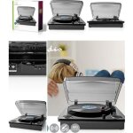 Platine vinyle bluetooth mp3 33 rpm / 45 rpm / 78 rpm courroie stro rca bluetooth 18w (pr) amplificateur ...