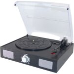 Platine vinyle inovalley td11 avec disque numrique usb et haut - parleurs intgrs