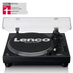 Lenco l - 3818bk - tourne - disque  entranement direct avec encodage usb / pc - noir