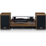 Lenco ls - 100wd - platine avec haut - parleurs external - bois