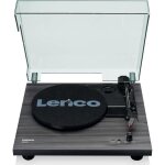 Platine vinyle - lenco - ls - 10bk - haut - parleurs intgrs 33 / 45 rpm noir