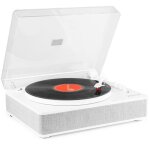 Platine vinyle rtro hifi fenton rp162w avec bluetooth et haut - parleurs intgrs - noir