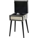 Platine vinyle tourne - disque rtro avec amplificateur - usb - haut - parleurs - denver vpl - 150bt