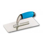 Platoir lisseuse inox pour b�ton cir� et enduit 24 cm x 10 cm -