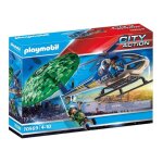 Playmobil 70569 hlicoptre de police et parachutiste - city action - les policiers - police hlicoptre ...