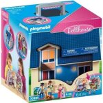 Playmobil 70985 maison transportable bleue, 3 personnages, accessoires inclus, 70985, dollhouse, la maison ...