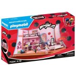 Playmobil 71334 miraculous chambre de marinette, miraculous lady bug, 73 pices, ds 4 ans