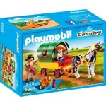 Playmobil - country - enfants avec chariot et poney - mixte - a partir de 4 ans