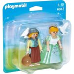 Playmobil - duo princesse et servante - princesse et servante - mixte - a partir de 4 ans