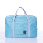 Sac de voyage pliable l�ger - bleu - grande taille - nylon - imperm�able
