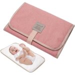 Pliable matelas  langer de voyage tapis  langer pour bb impermeable portable tapis  langer (rose) ...