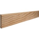 Plinthe - pin - angle arrondi - 100 x 10 mm - 2 m - vendu  lunit