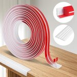 Plinthe souple autoadhsive20mm * 6m pvc baguette de finition adhesivemoulure murale corniche plafondprotectio ...