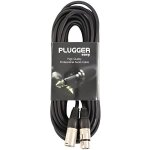C�ble xlr femelle - m�le 3b plugger - 10m noir