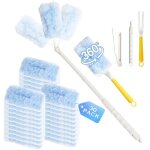 Plumeau poussiere recharge 30 pcsduster recharge kit avec 1 manche t�lescopique et 1 manches courtspour ...