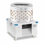 Plumeuse  volaille - wiesenfield - 1500w - 360 kg / h - plume 3  4 oiseaux / min - inox alimentaire ...