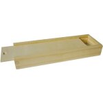 Plumier coulissant en bois