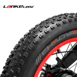 Pneu de neige pour vtt lankeleisi x2000 / x3000 - noir - 20 * 4. 0 - rsistance forte