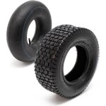 Pneu pour tracteur à pelouse 15x6. 00 - 6 4pr avec chambre à air et valve Pneu pour tracteur à pelouse 15x6. 00 - 6 4pr avec chambre à air et valve