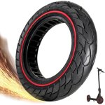 Pneu plein trottinette 10 pouces pour xiaomi pneu pour trottinette 10 x2. 125 roue pleine scooter 10 ...