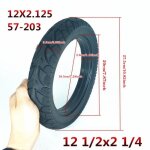Pneu vélo - type black - 12 1 / 2 * 2 1 / 4 (57 - 203) - caoutchouc uréthane - noir - mixte Pneu vélo - type black - 12 1 / 2 * 2 1 / 4 (57 - 203) - caoutchouc uréthane - noir - mixte