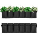 Poches mur vegetal exterieur sac de plantation mural verticale jardiniere suspendue pour interieur balcon ...