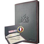 Pochette carte grise moto simili cuir vic moto