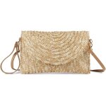 Pochette en paille pour femme sacs � main d�t� sacs � bandouli�re en paille tiss�e pochette de plage