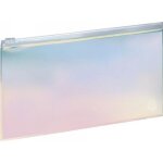 Pochette trousse plate transparente 22x12cm iris exacompta